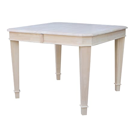 International Concepts Rectangle Tuscany Butterfly Leaf Dining Table, Unfinished, 60 W, 40 L, 30 in H, Wood, Unfinished K-4040XBT-60B